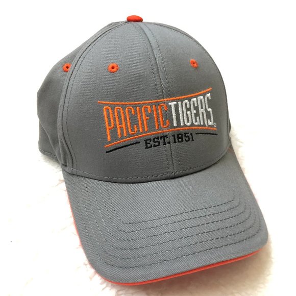Under Armour Pacific Tigers Baseball Hat Gray Orange Adjustable OS – like new - Picture 1 of 7